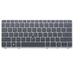 Clavier pour HP Elitebook 820 G1, 820 G2, 720 G1, 720 G2, 725 G1