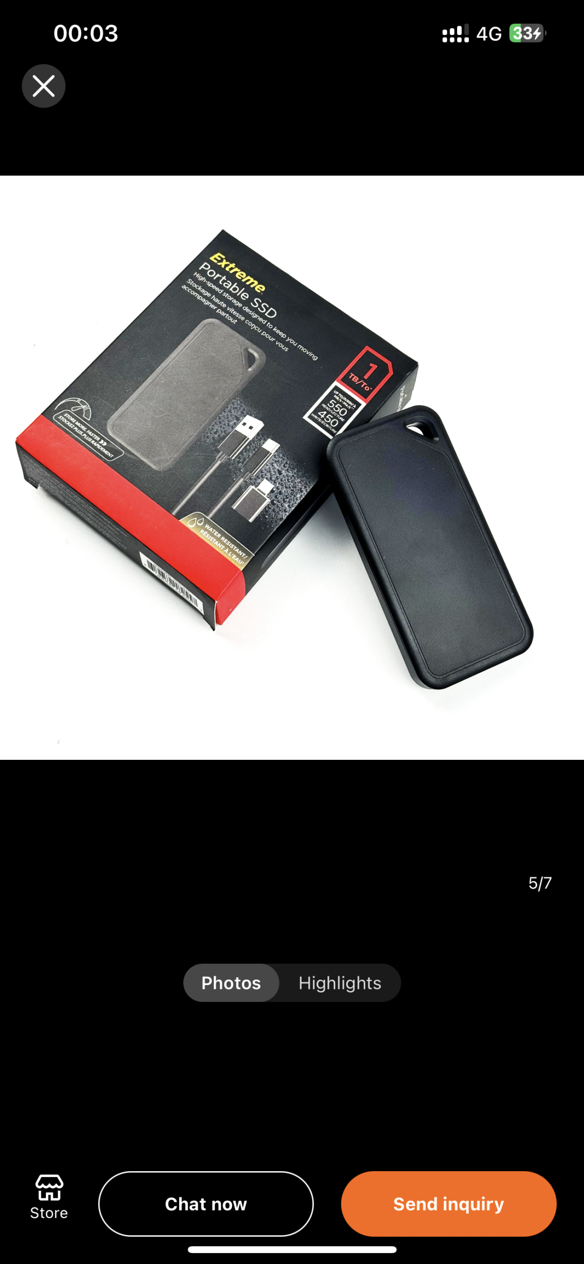 Disque SSD portable ( pssd) – Image 4