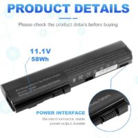 Batterie HP EliteBook 2560p 2570p – 5200 mAh SX03 SX06 632423-001