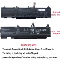 Batterie CC03XL, CC03, pour HP EliteBook 830 G7, 830 G8, 840 G7, 840 G8, 845 G7, 845 G8, ZBook Firefly 14 G7, G8