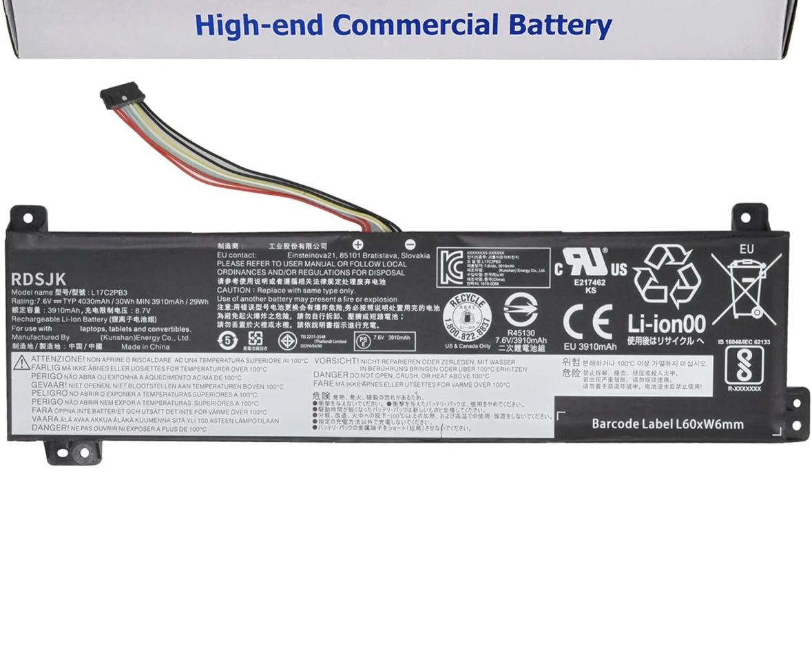 Batterie Lenovo L17C2PB3 pour V130, V330, V530 – Goma RDC