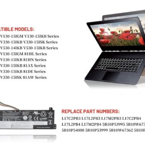 Batterie pour ordinateur portable Lenovo L17C2PB3 / L17L2PB3 / L17M2PB3