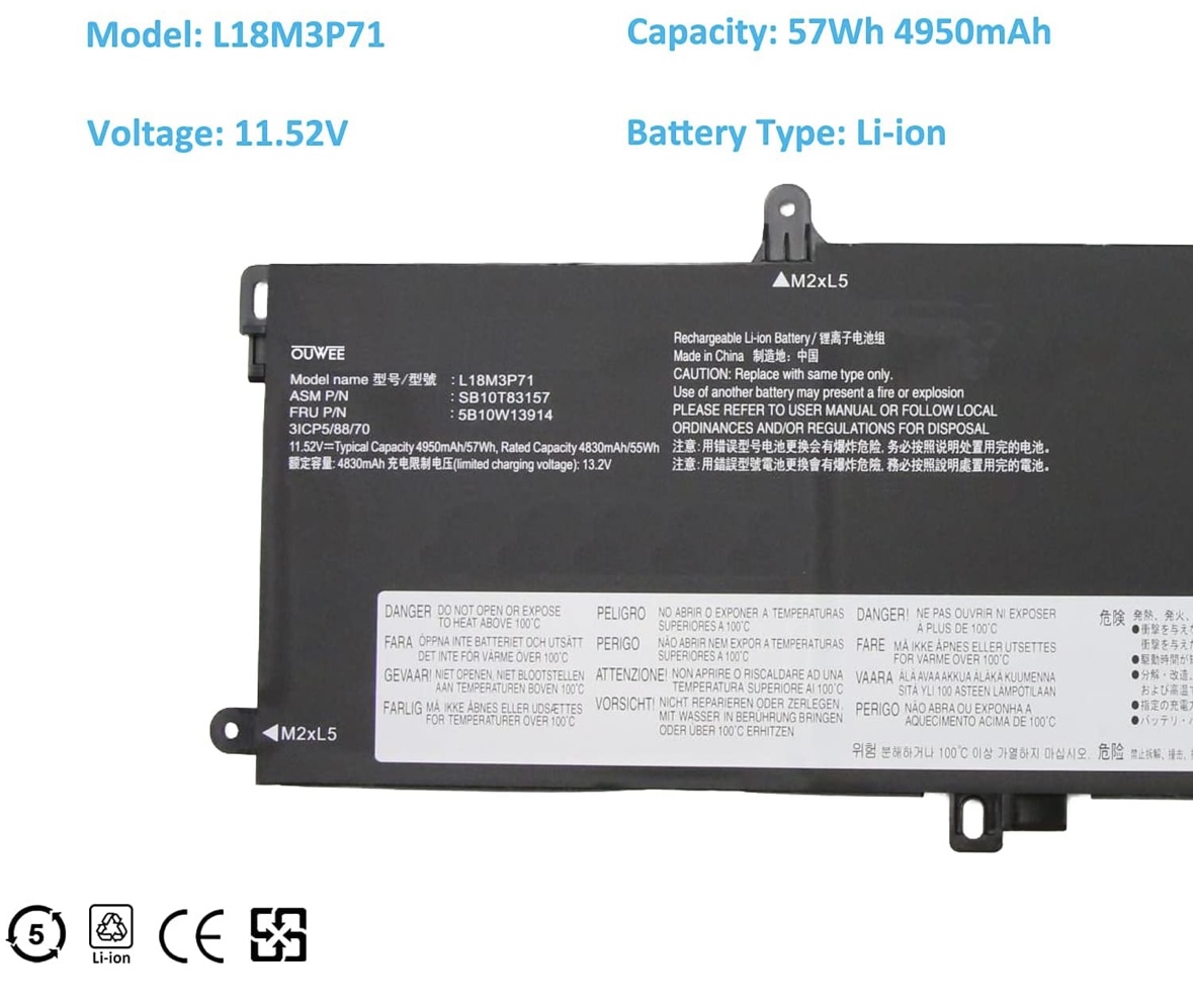 Batterie L18M3P71 / L18L3P71 / L18S3P71 - Image 2