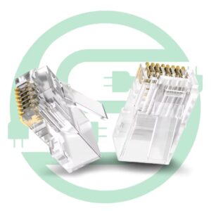 100 pcs connecteurs utp RJ45 cat6