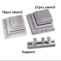 27 pochoirs universels