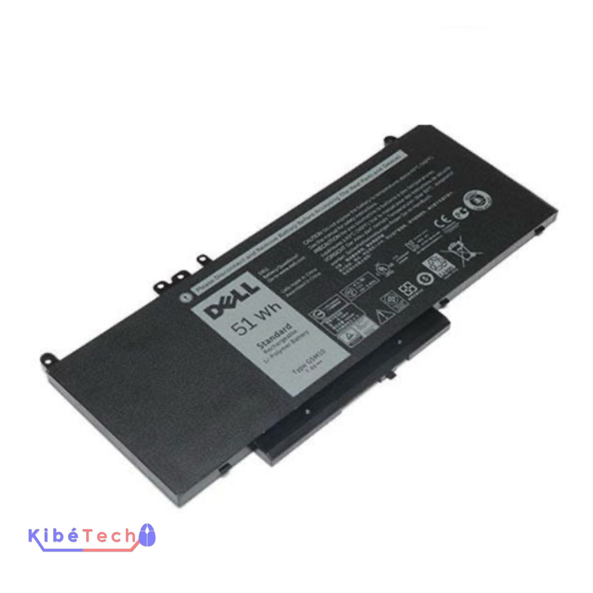 Batterie Dell 6MT4T 62Wh pour PC portable Latitude