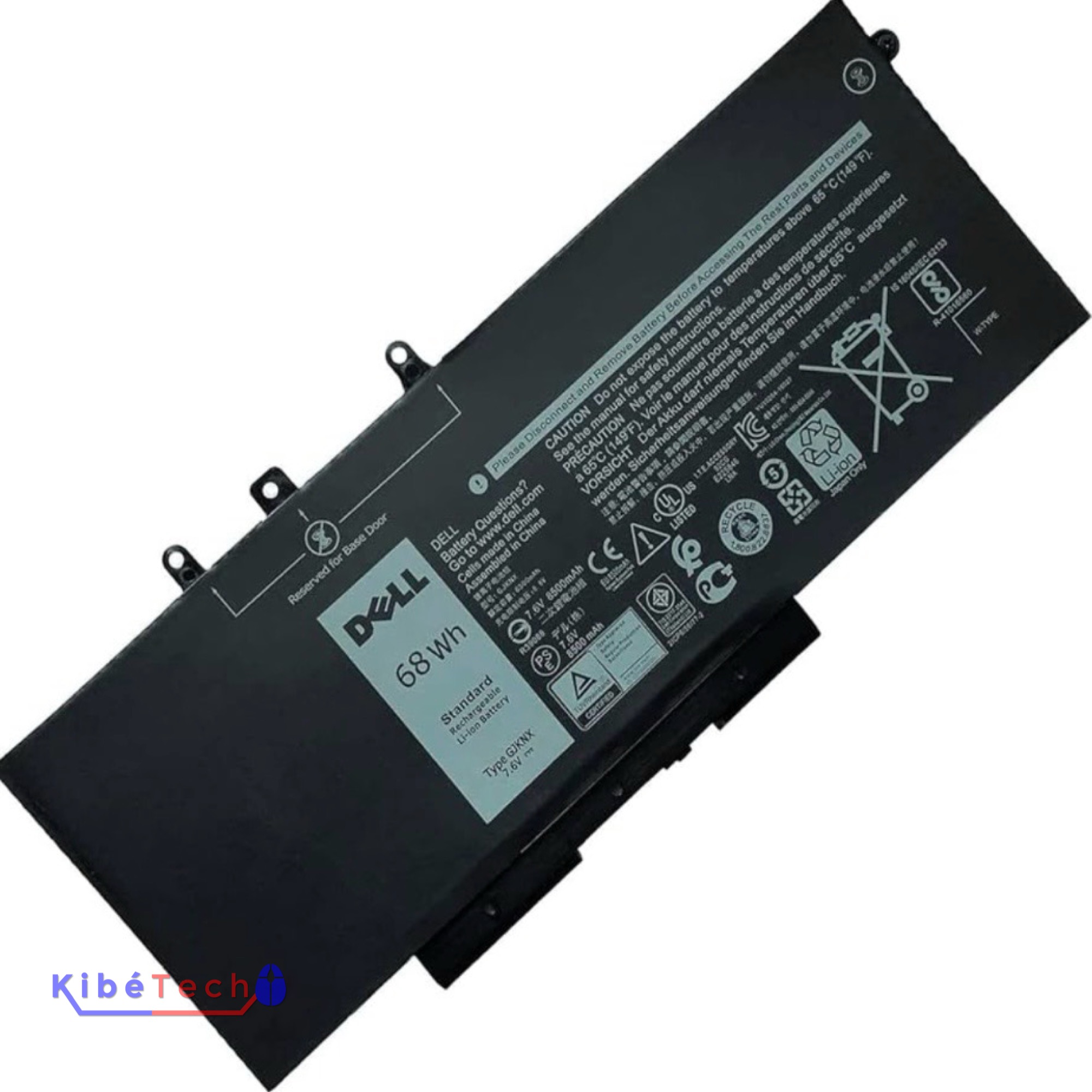 Batterie Dell GJKNX 68Wh pour Latitude 5280 5480 5580