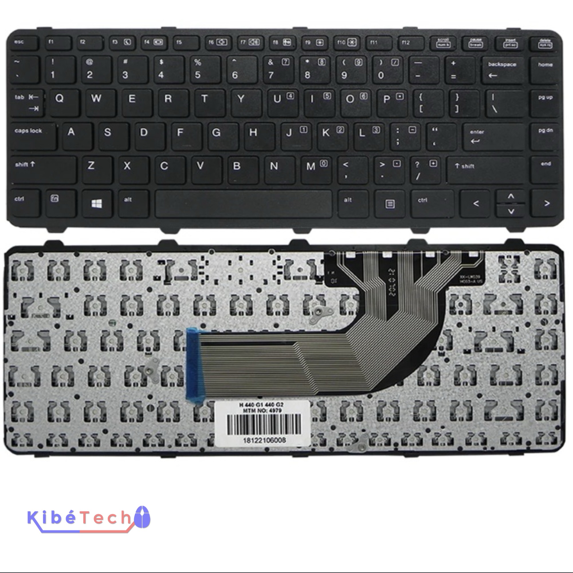 Clavier pour HP ProBook série 430 G2, 440 G1 et 440 G2
