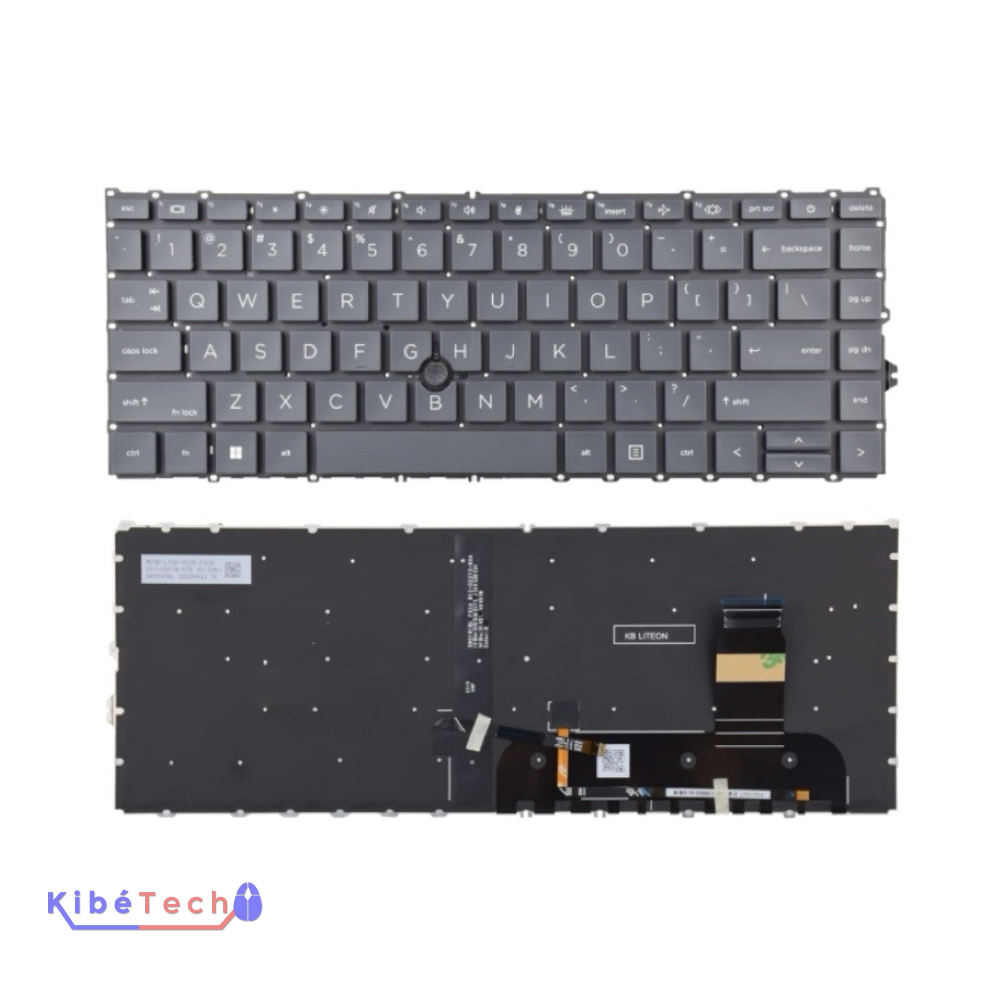 Clavier HP EliteBook 840 G7 compatible 840 G8 845 G7 845 G8 pour réparation ordinateur portable KibeTech RDC