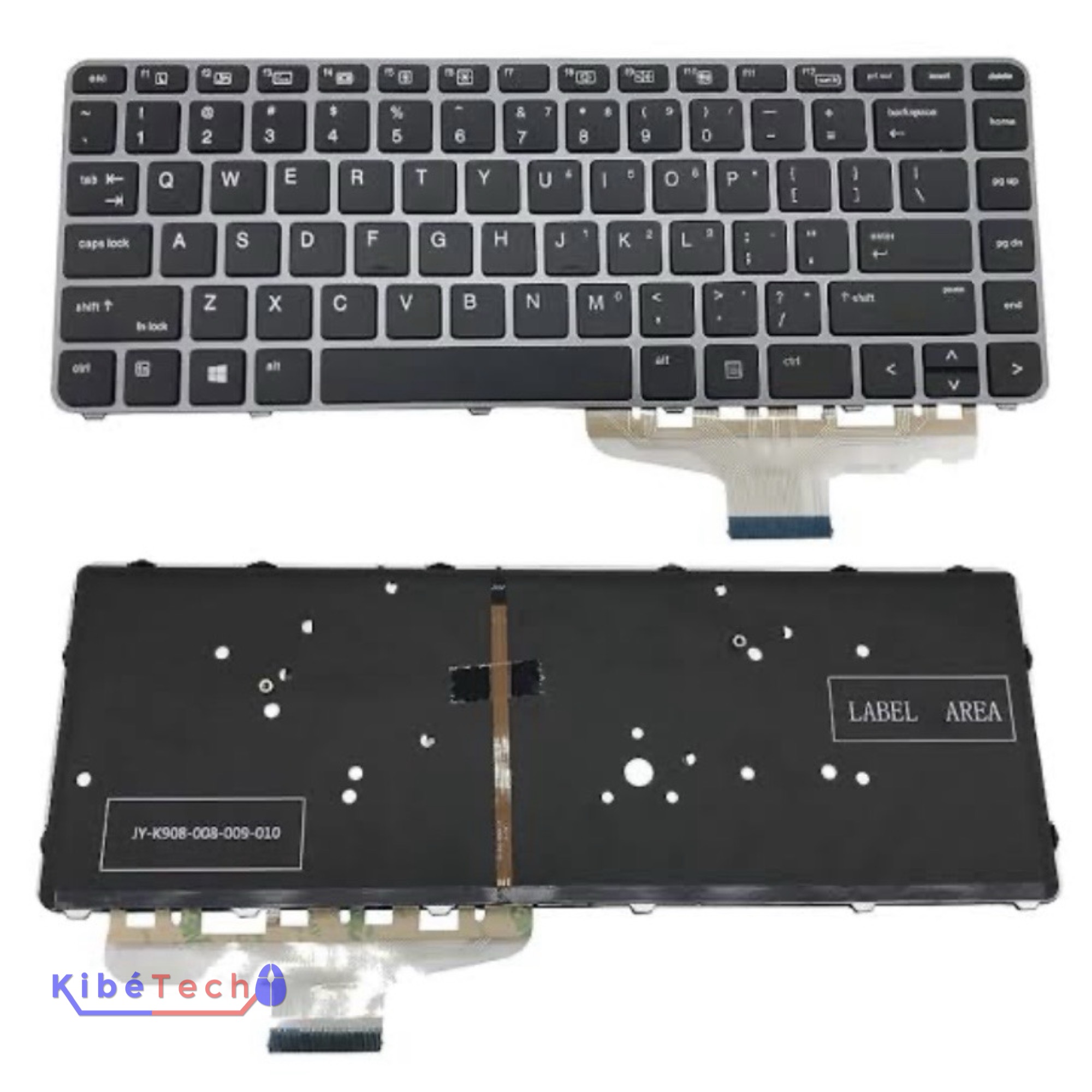 Clavier HP EliteBook Folio 1040 G3 pour réparation et maintenance ordinateur portable KibeTech RDC