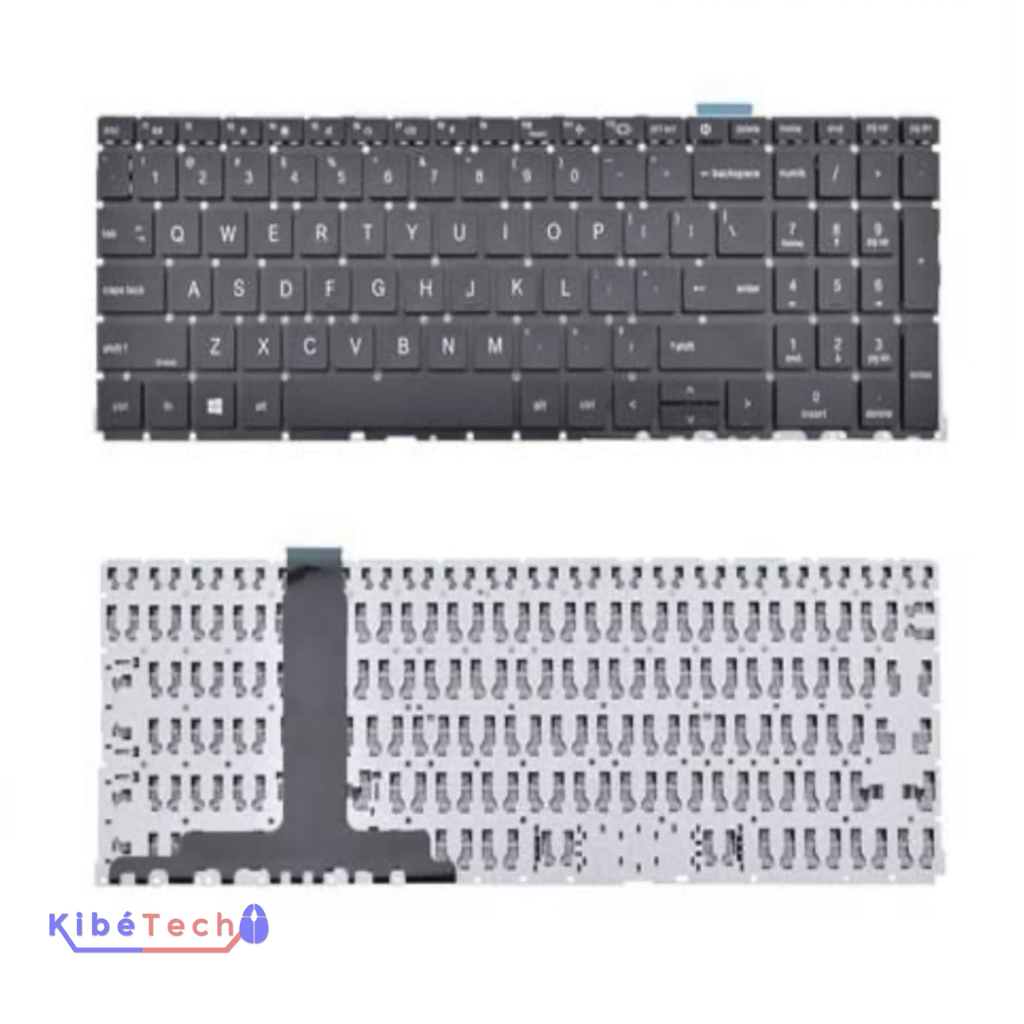 Clavier QWERTY HP ProBook 450 G8 compatible 455 G8 455R G8 650 G8 pour maintenance informatique KibeTech RDC.