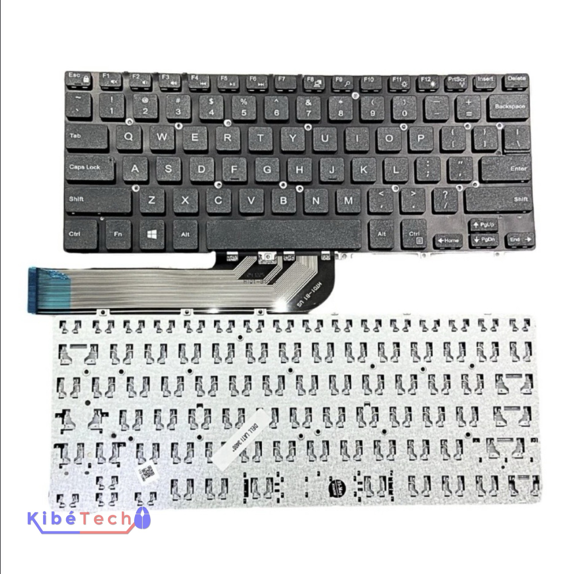 Clavier Dell Latitude 3400 compatible Latitude 3500 pour réparation et maintenance ordinateur portable KibeTech RDC.