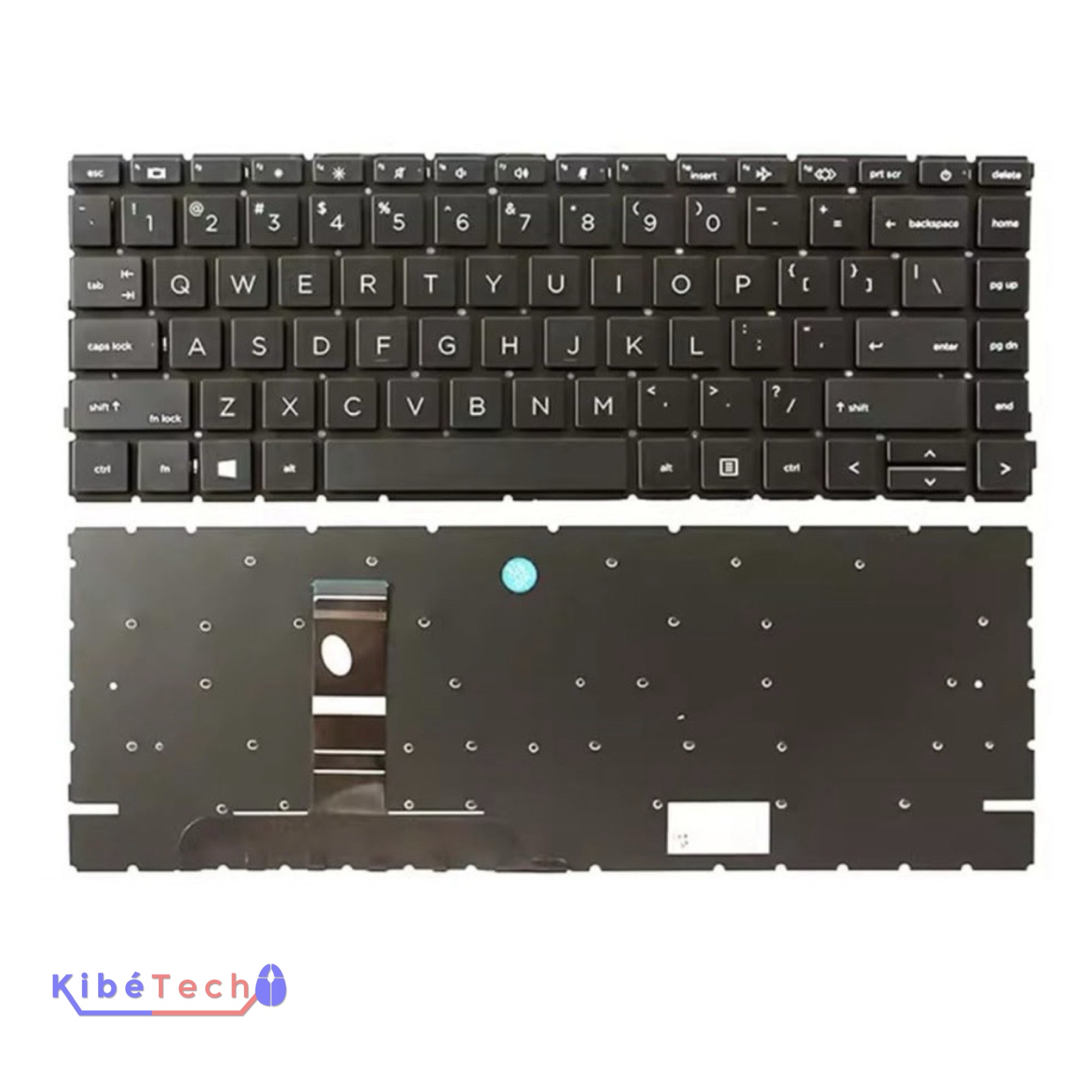 Clavier HP ProBook 440 G10 compatible HP ProBook 445 G10 440 G9 et 445 G9 pour réparation ordinateur portable KibeTech RDC.