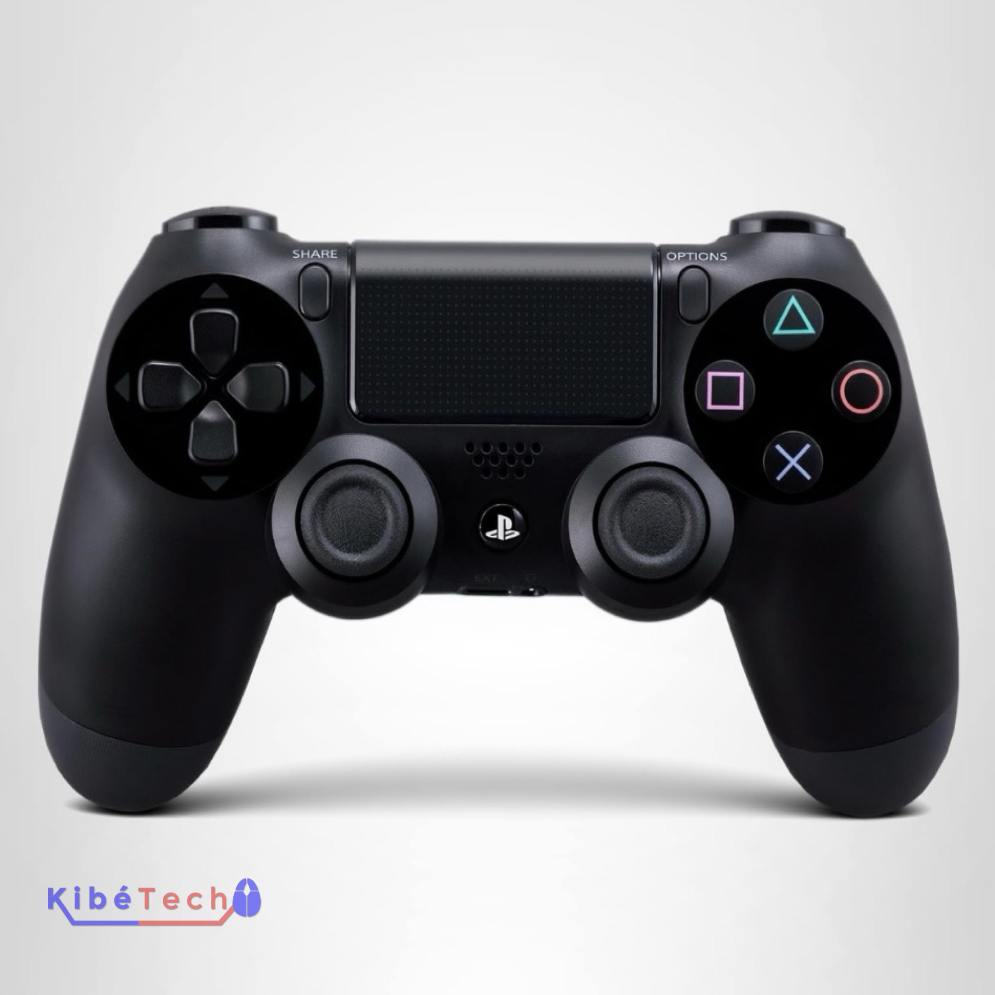 Manette PS4 DualShock 4 sans fil officielle Sony compatible PlayStation 4 Slim et Pro disponible chez KibeTech RDC.