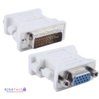 Adaptateur DVI-I 24+5 Mâle vers VGA Femelle pour Écran et Projecteur