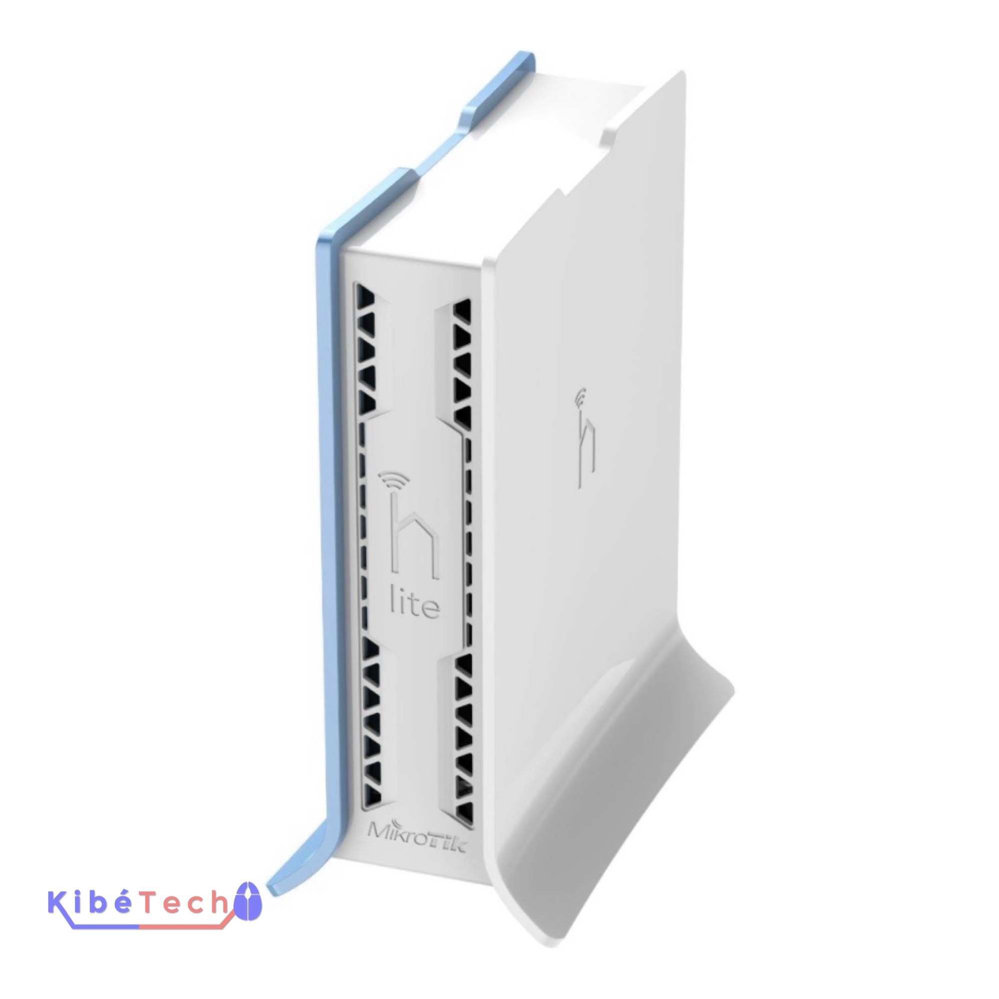 Routeur MikroTik RB941-2nD-TC hAP Lite avec WiFi 2.4 GHz et 4 ports Ethernet pour maison, bureau et cybercafé disponible chez KibeTech RDC.
