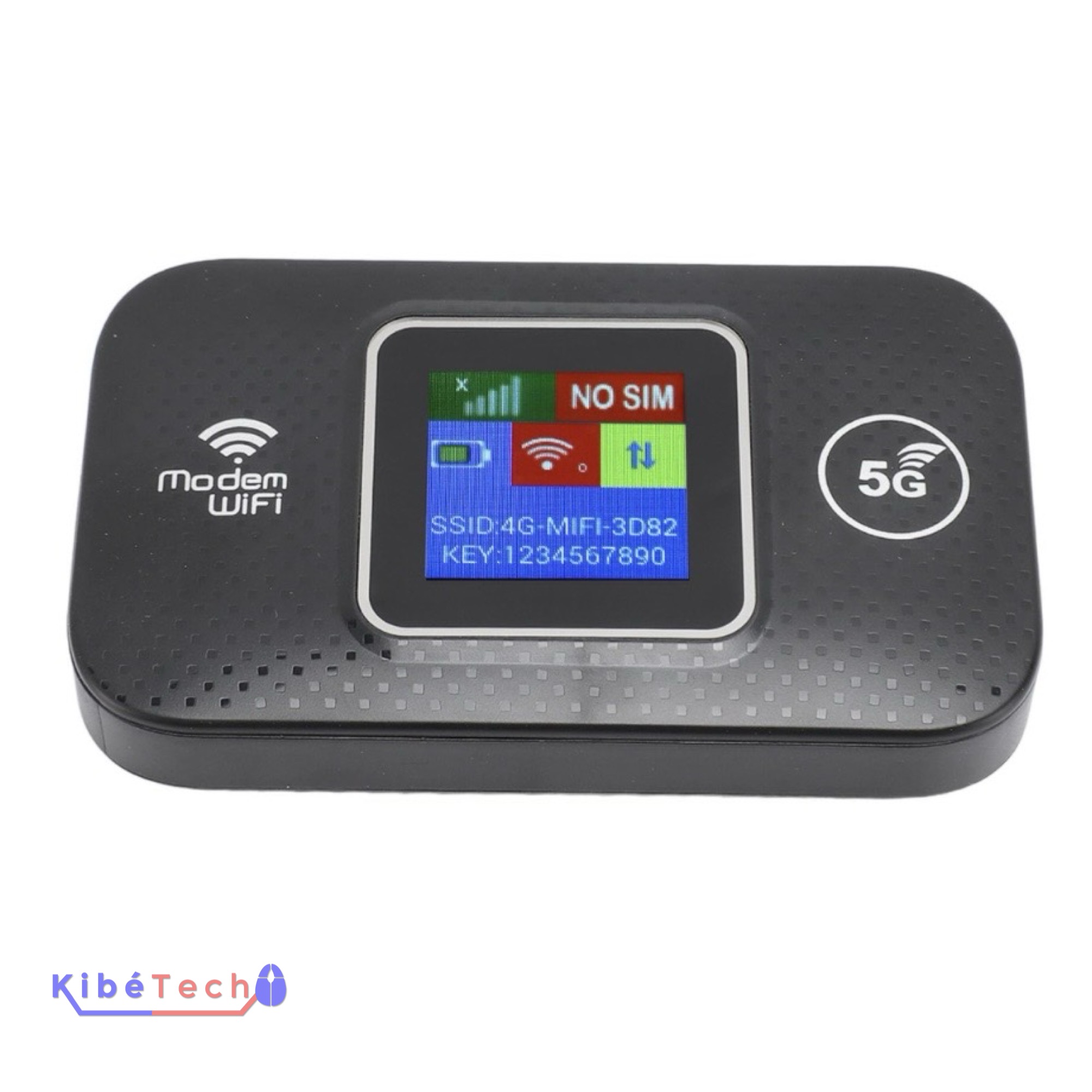 ZTE MF680 Pocket WiFi 4G LTE portable avec batterie rechargeable pour partage de connexion Internet mobile disponible chez KibeTech RDC.