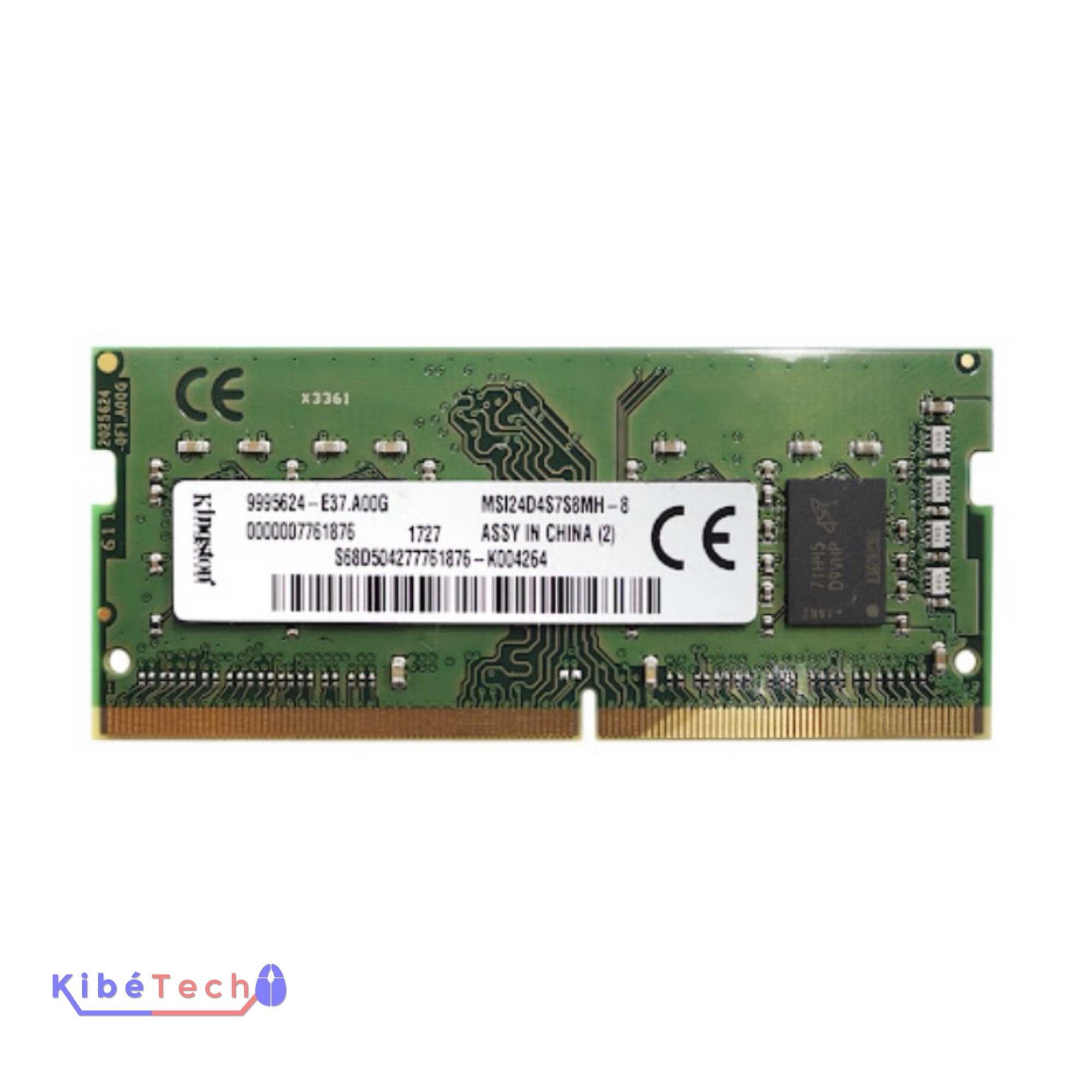 Barrette de mémoire RAM DDR4 SO-DIMM 260 broches pour ordinateur portable, disponible en 4 Go, 8 Go, 16 Go et 32 Go, compatible avec les PC portables HP, Dell, Lenovo, Acer, ASUS, MSI et autres marques, disponible chez KibeTech RDC.