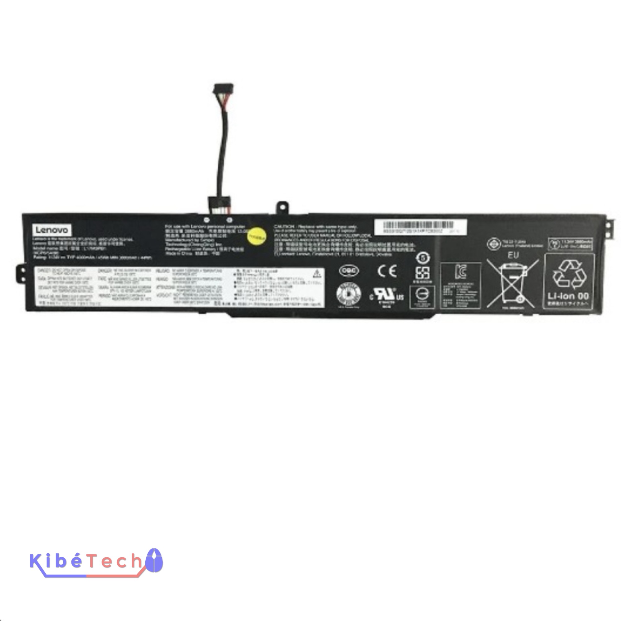 Batterie Lenovo L17M3PB1 11.34V 45Wh 3 cellules